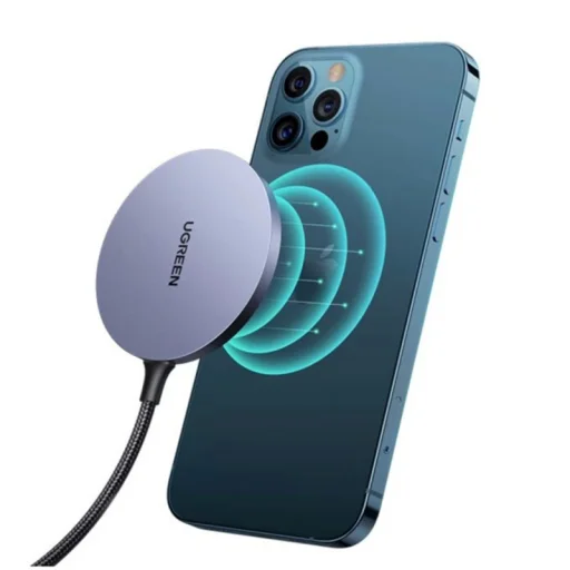 UGREEN CD245 vezeték nélküli töltő, 15W, 1.67A, Szürke - 2