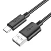 USB-A - USB-C Kábel Hoco X88, 18W, 3A, 1m, Fekete thumbnail