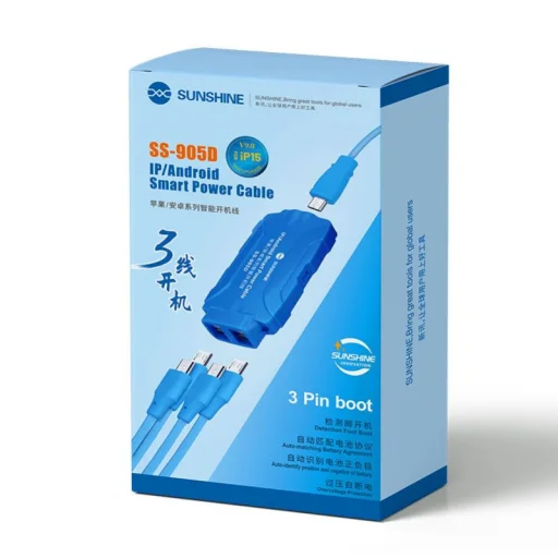Power Kábel Sunshine SS-905D 21 Típus Apple iPhone / Android Szériához - 3