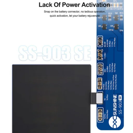 Sunshine SS-903 SE Tápellátó Panel Apple iPhone 8 - 16 Szériához - 3