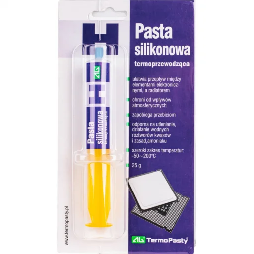 Thermal Conductive Paste Termopasty, fecskendő típus, 25g ART.AGT-056 - 1