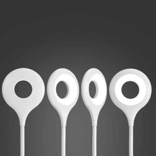 Mini Wozinsky Wireless LED Olvasólámpa Klipszel + USB-C Kábel - Fehér - 7