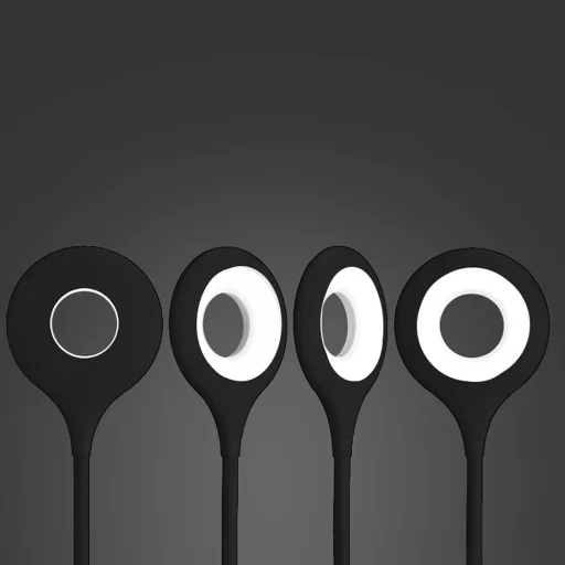 Mini Wozinsky Vezeték nélküli LED olvasólámpa csipesszel + USB-C kábel - Fekete - 3