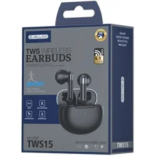 JELLICO vezeték nélküli fülhallgató TWS15 Fekete