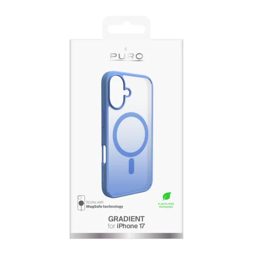 Puro Gradient TPU tok MagSafe kompatibilis iPhone 17-hez - Kék tok - 2