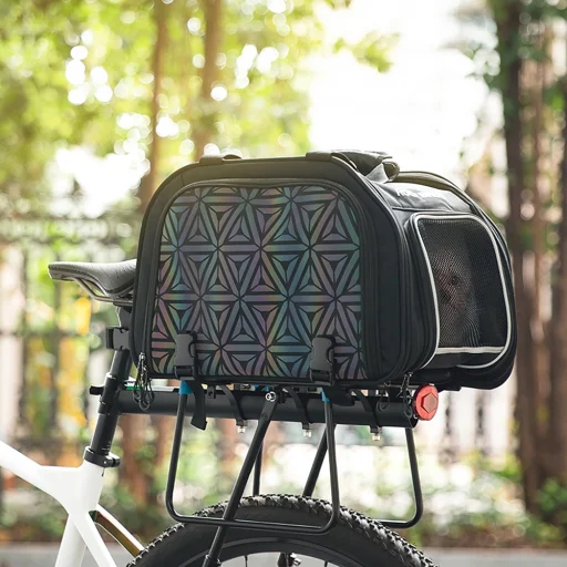 Rockbros 30140028001 szállító biciklis táska macskáknak és kutyáknak - fekete - 7