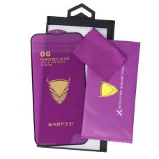 Samsung Galaxy A22 4G/M22/A32 4G OG Premium kijelzővédő üvegfólia fekete