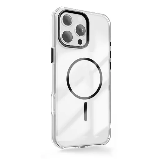 Mag fekete vékony átlátszó tok iPhone 16 Pro Max 6,9" - 2