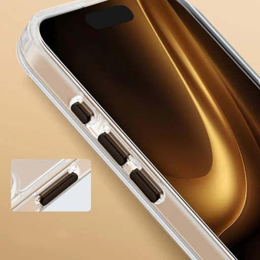 Mag fekete vékony átlátszó tok iPhone 16 Pro Max 6,9" - 4