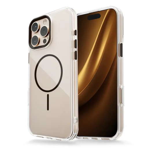 Mag fekete vékony átlátszó tok iPhone 16 Pro Max 6,9" - 1