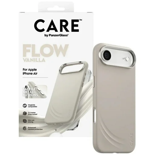 iPhone Air tok CARE by PanzerGlass FLOW MagSafe vanília színű tok - 4