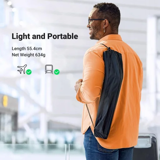 Padlóállvány Tripod UGREEN LP585, Univerzális, Fekete - 5