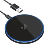 Wozinsky WLI-01Y 15W Qi Induktív Töltő USB-C Kábellel - Fekete