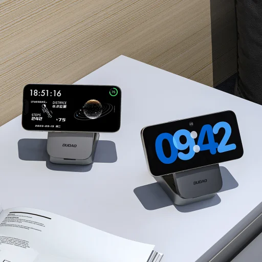 Dudao A11 Max 3 az 1-ben vezeték nélküli töltőállomás MagSafe kompatibilis - szürke - 9