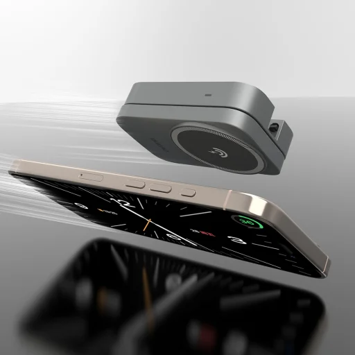 Dudao A11 Max 3 az 1-ben vezeték nélküli töltőállomás MagSafe kompatibilis - szürke - 5