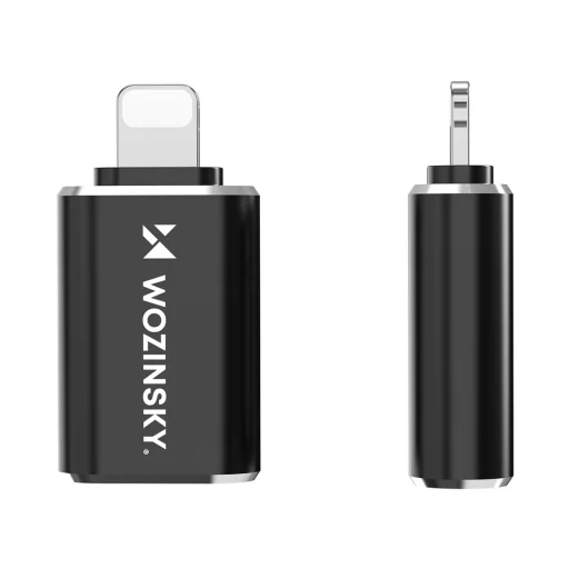 Wozinsky WALA-01 Lightning - USB-A OTG Adapter - Fekete - 5