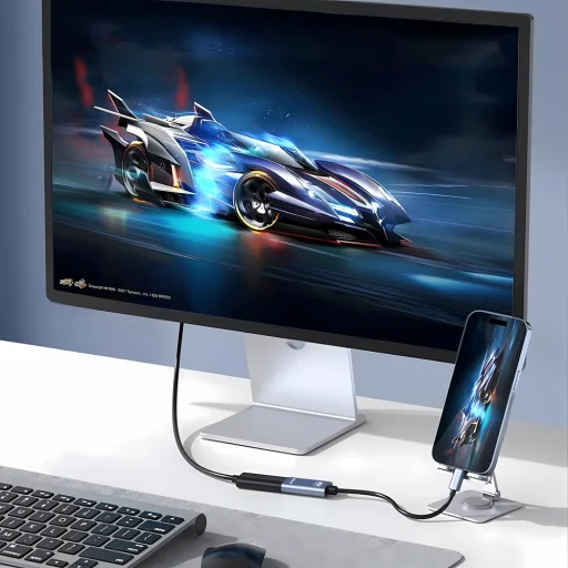 Wozinsky WACH-01 USB-C - HDMI 4K 60Hz Adapter - Fekete - 10