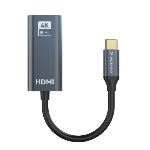 Wozinsky WACH-01 USB-C - HDMI 4K 60Hz Adapter - Fekete - 1