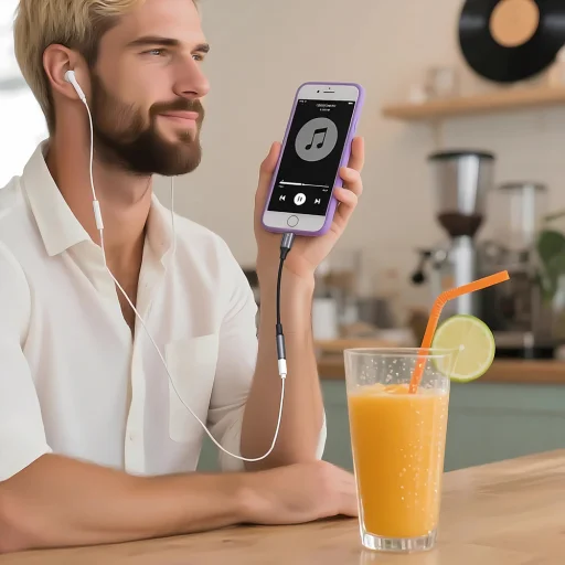 Wozinsky WALJ-01 Lightning adapter - 3.5mm mini jack - black - 9