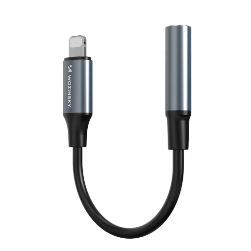 Wozinsky WALJ-01 Lightning adapter - 3.5mm mini jack - black - 3