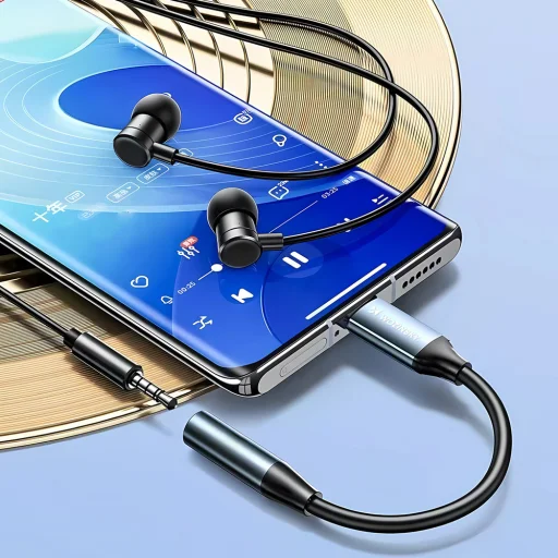 Wozinsky WACM-01 USB-C Adapter - 3.5mm Mini Jack - Fekete - 9