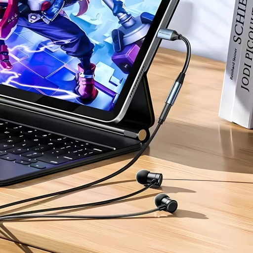 Wozinsky WACM-01 USB-C Adapter - 3.5mm Mini Jack - Fekete - 10