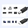 Wozinsky WKDDY1S USB-B - USB-C Cable 1m - Black thumbnail