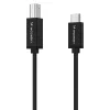 Wozinsky WKDDY1S USB-B - USB-C Cable 1m - Black thumbnail