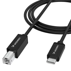 Wozinsky WKDDY2S USB-B - USB-C Kábel 2m - Fekete