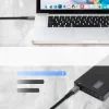 Wozinsky WPS-UY42S USB-C Thunderbolt 4 Kábel 240W 2m 4K - Fekete thumbnail