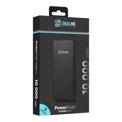 OBAL:ME PowerNest Powerbank 10000mAh Fekete - 7
