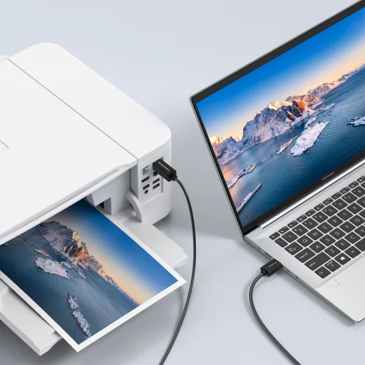 Wozinsky WKDDY3S USB-B - USB-A 480Mb/s Kábel 2m - Fekete - 6