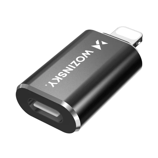 Wozinsky WALC-01 Lightning to USB-C Adapter - Fekete - 4