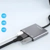 Hub Wozinsky WHCH-01 USB-C PD 100W HDMI 4K@30Hz USB-A 10Gbps - szürke thumbnail