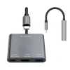 Hub Wozinsky WHCH-01 USB-C PD 100W HDMI 4K@30Hz USB-A 10Gbps - szürke thumbnail