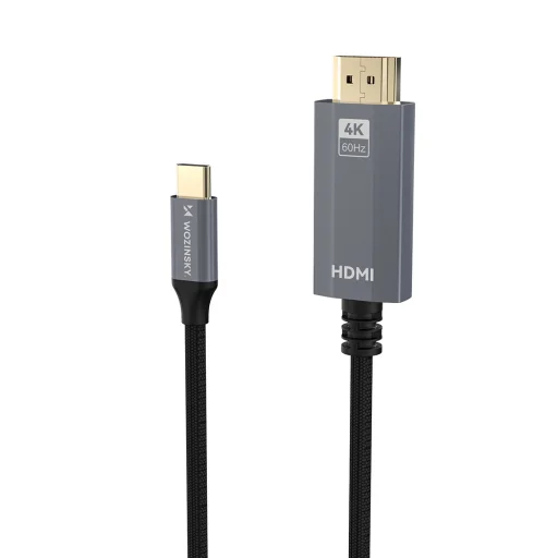 Wozinsky WCCH-01 USB-C - HDMI 4K 60Hz Kábel 1.8m - Fekete - 5