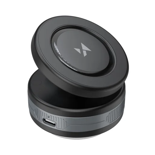 Wozinsky WUSQ-01 műszerfalra erősíthető autós telefontartó Qi töltővel MagSafe kompatibilis - fekete - 2