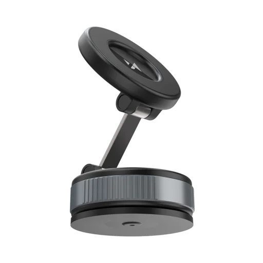 Wozinsky WUSM-01 mágneses autós telefontartó műszerfalra/szélvédőre - fekete - 3