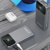 Powerbank Dudao K31 Pro 45W 20000mAh beépített, visszahúzható USB-C kábellel - szürke - 4