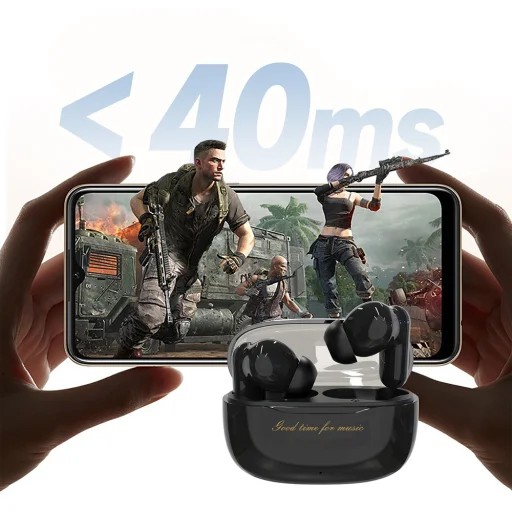 Dudao U8 Pro TWS vezeték nélküli fülhallgató - fekete - 4