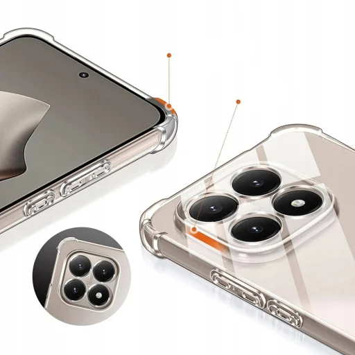 Xiaomi 15T Átlátszó Techsuit - Ütésálló Átlátszó Szilikon tok - 3