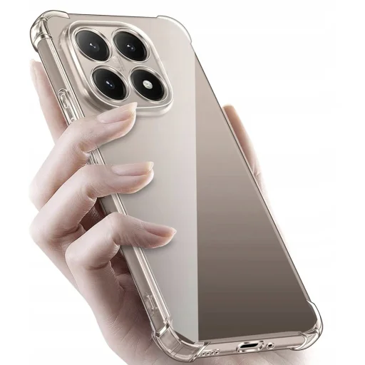 Xiaomi 15T Átlátszó Techsuit - Ütésálló Átlátszó Szilikon tok - 5