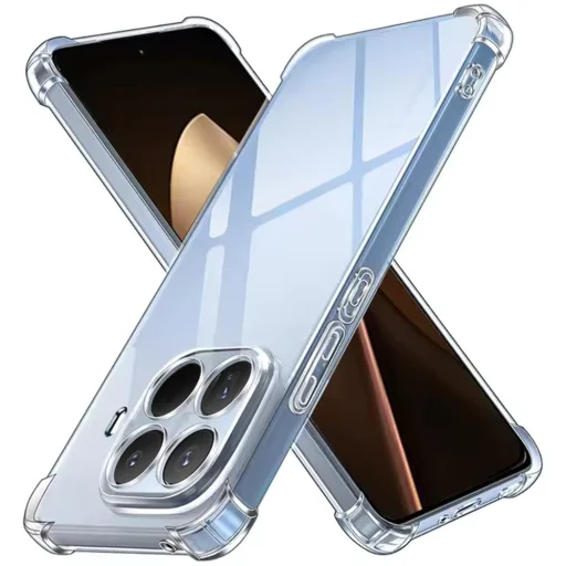 Xiaomi 15T Pro Techsuit - Ütésálló Átlátszó Szilikon - Átlátszó tok - 1