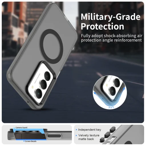 Xiaomi Redmi 15 4G / Redmi 15 5G Black Techsuit CandyCase MagSafe tok - 3