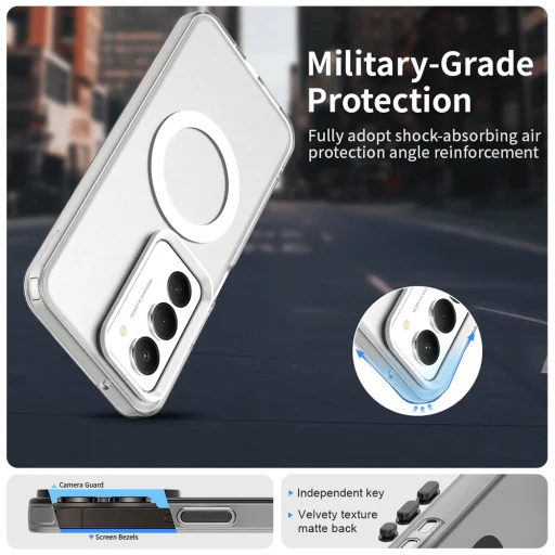 Xiaomi Redmi 15 4G / Redmi 15 5G Techsuit CandyCase MagSafe - Fehér tok - 3