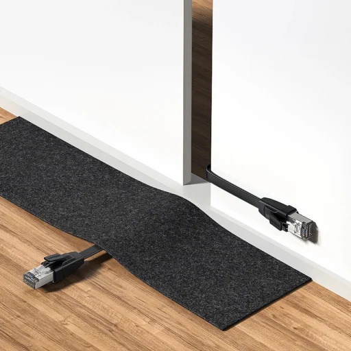 Ugreen LAN kábel Ethernet Cat.8 U/FTP lapos 2m fekete (NW134), Hálózati Kábelek - 9