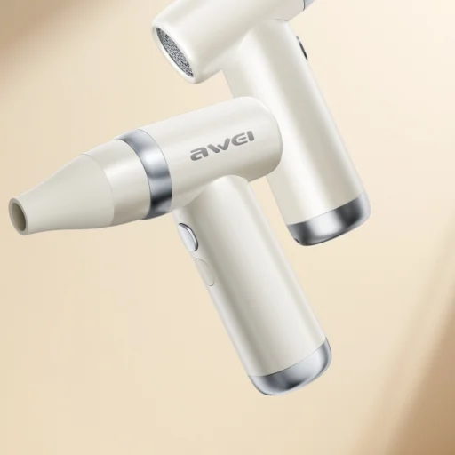 AWEI F40 3 az 1-ben 3300mAh multifunkciós ventilátor Fehér - 3