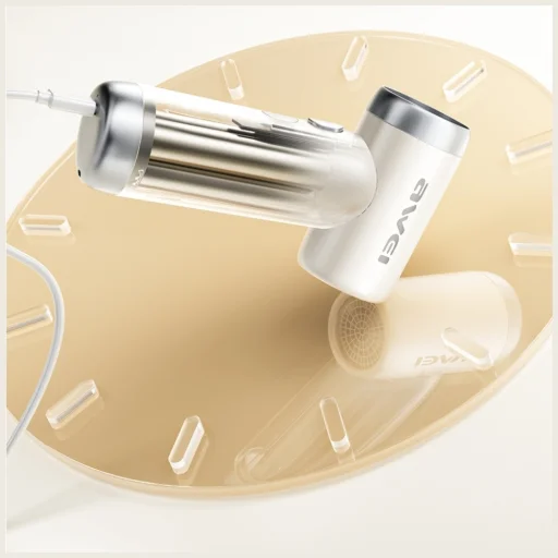 AWEI F40 3 az 1-ben 3300mAh multifunkciós ventilátor Fehér - 5