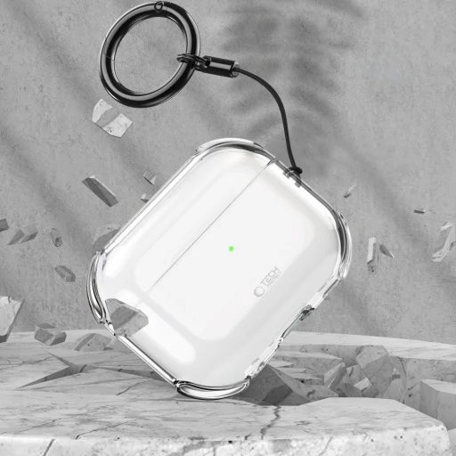 Apple AirPods Pro 3 Tech-protect Bounce Átlátszó tok - 6