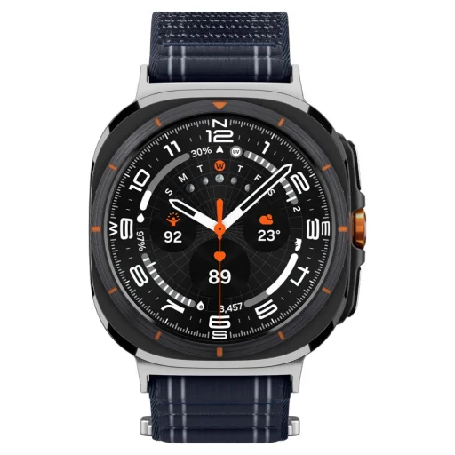 Samsung Galaxy Watch Ultra (47mm) Spigen Wbf0 karkötő, Haditengerészkék - 3